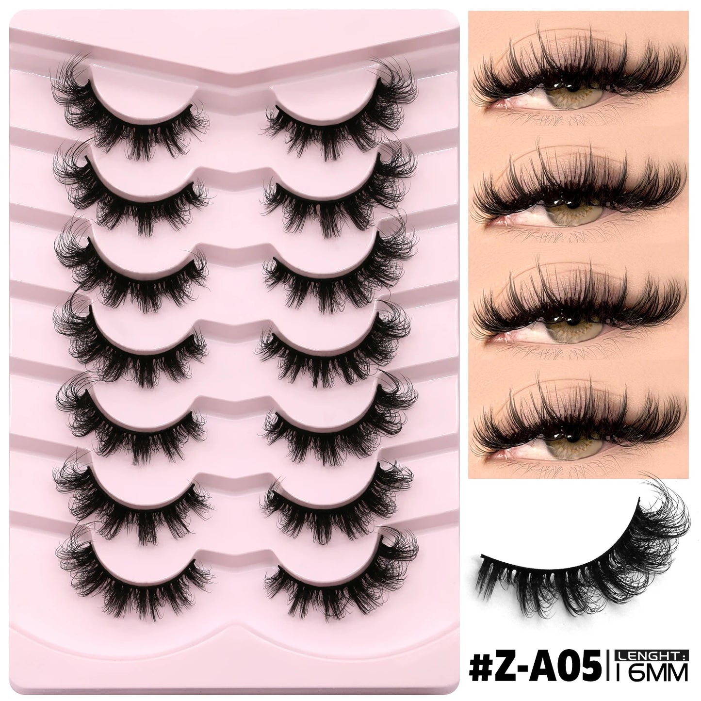 YasGlow™ 3D Fluffy Cat Eye Lashes