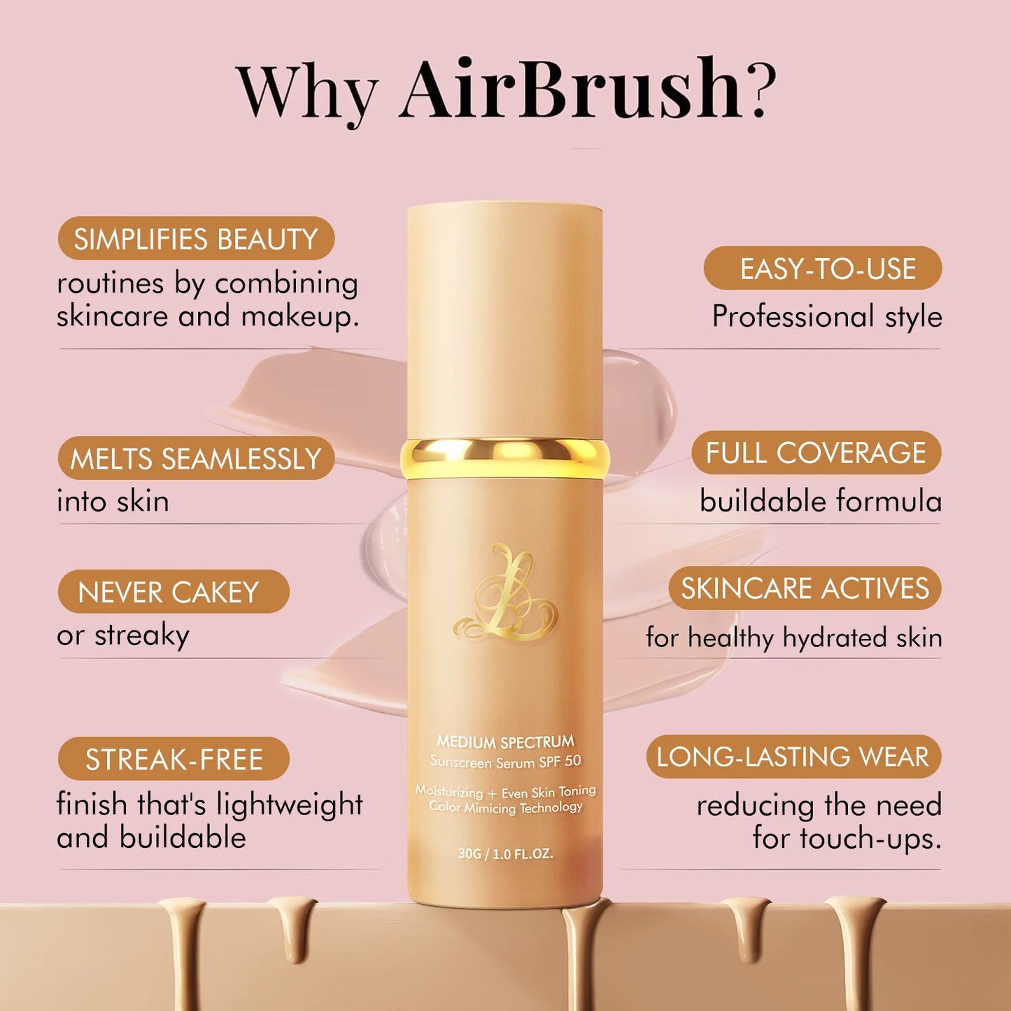 YasGlow™ 4-in-1 Perfect Skin Foundation SPF50+