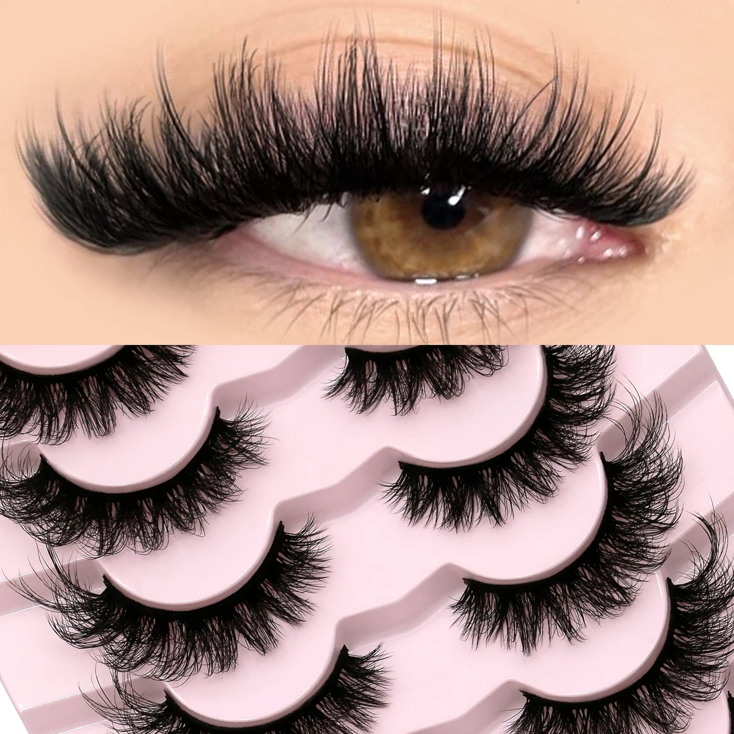 YasGlow™ 3D Fluffy Cat Eye Lashes