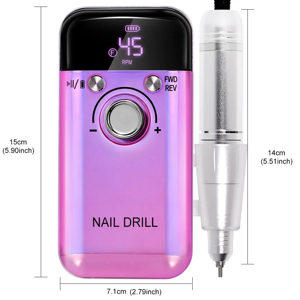 YasGlow™ Pro Nail Drill 45000 RPM