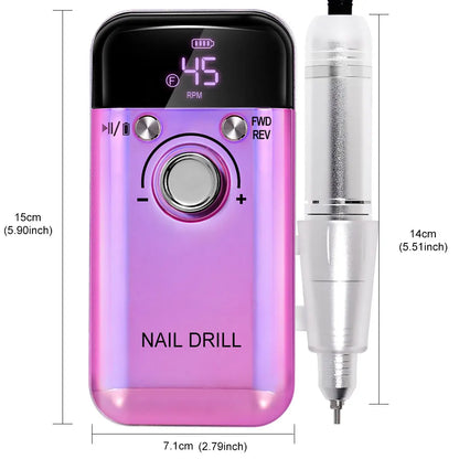 YasGlow™ Pro Nail Drill 45000 RPM