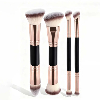 YasGlow™ 4-Piece Essential Makeup Brush Set