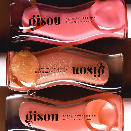 Gisou New Colors Glazed Plum Lip Balm Lip Oil Gloss Care Of The Lips Benetitnt For Lips Plumping Exfoliating Plumping Gloss