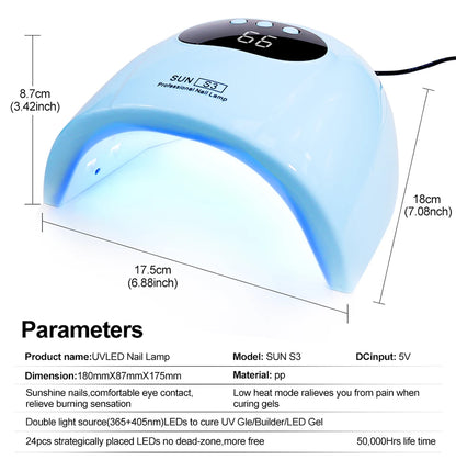 YasGlow™ Pro UV/LED Nail Lamp