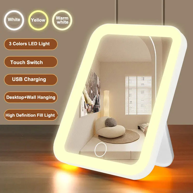 YasGlow™ 3-Color LED Vanity Mirror