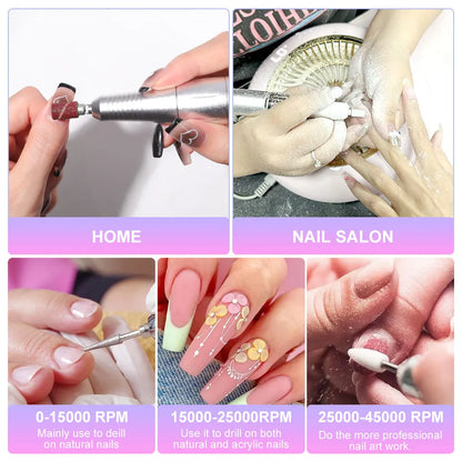 YasGlow™ Pro Nail Drill 45000 RPM