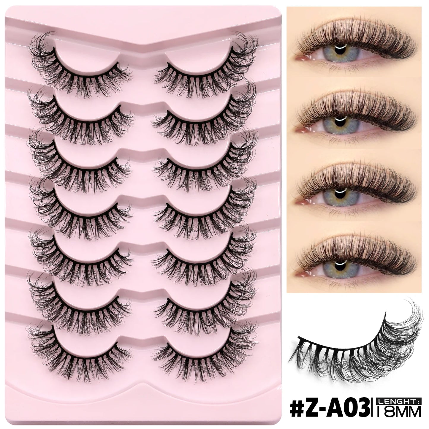 YasGlow™ 3D Fluffy Cat Eye Lashes