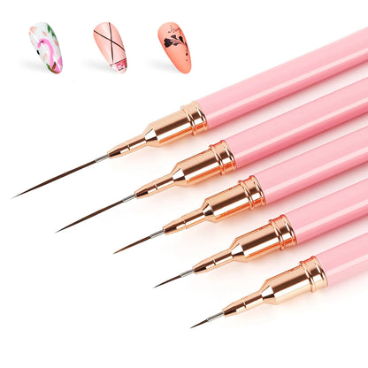 YasGlow™ Nail Art Brush Set