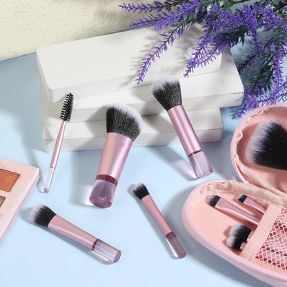 YasGlow™ 10-Piece Mini Travel Makeup Brush Set