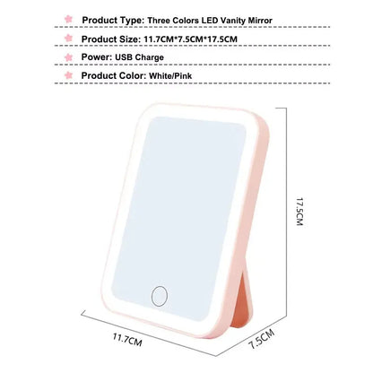 YasGlow™ 3-Color LED Vanity Mirror