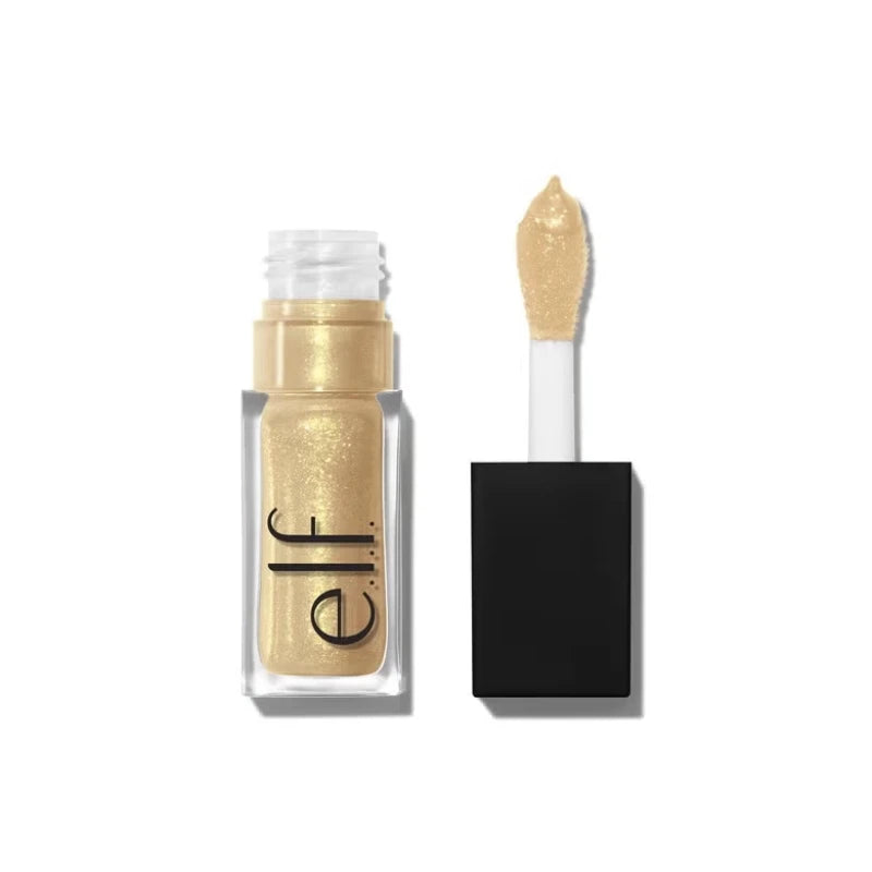 Elf New Glow Reviver Lip Gloss Candy Divine Wine Tinted Lightweight Moisturizing Nutritious Lip Oil Plump Lip Makeup Cosmetics