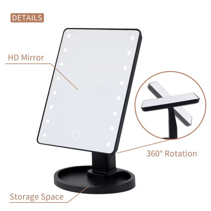 YasGlow™ LED Vanity Makeup Mirror