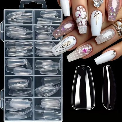 YasGlow™ Premium Press-On Nail Tips – 120 PCS