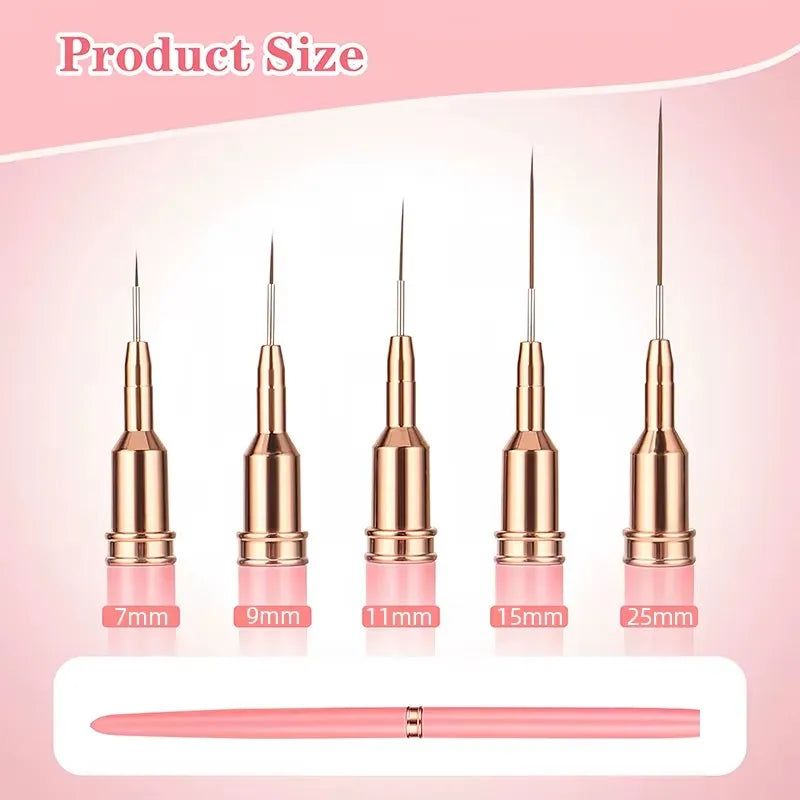 YasGlow™ Nail Art Brush Set