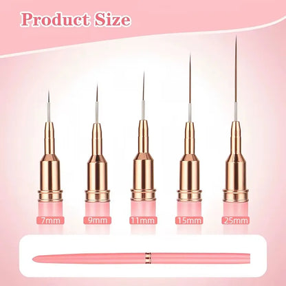 YasGlow™ Nail Art Brush Set
