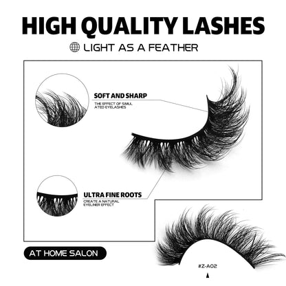 YasGlow™ 3D Fluffy Cat Eye Lashes