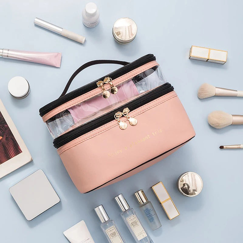 YasGlow™ Waterproof Travel Makeup Organizer