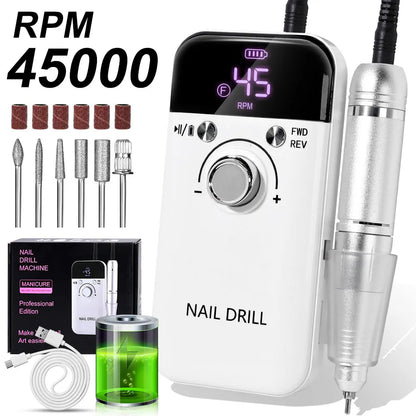 YasGlow™ Pro Nail Drill 45000 RPM