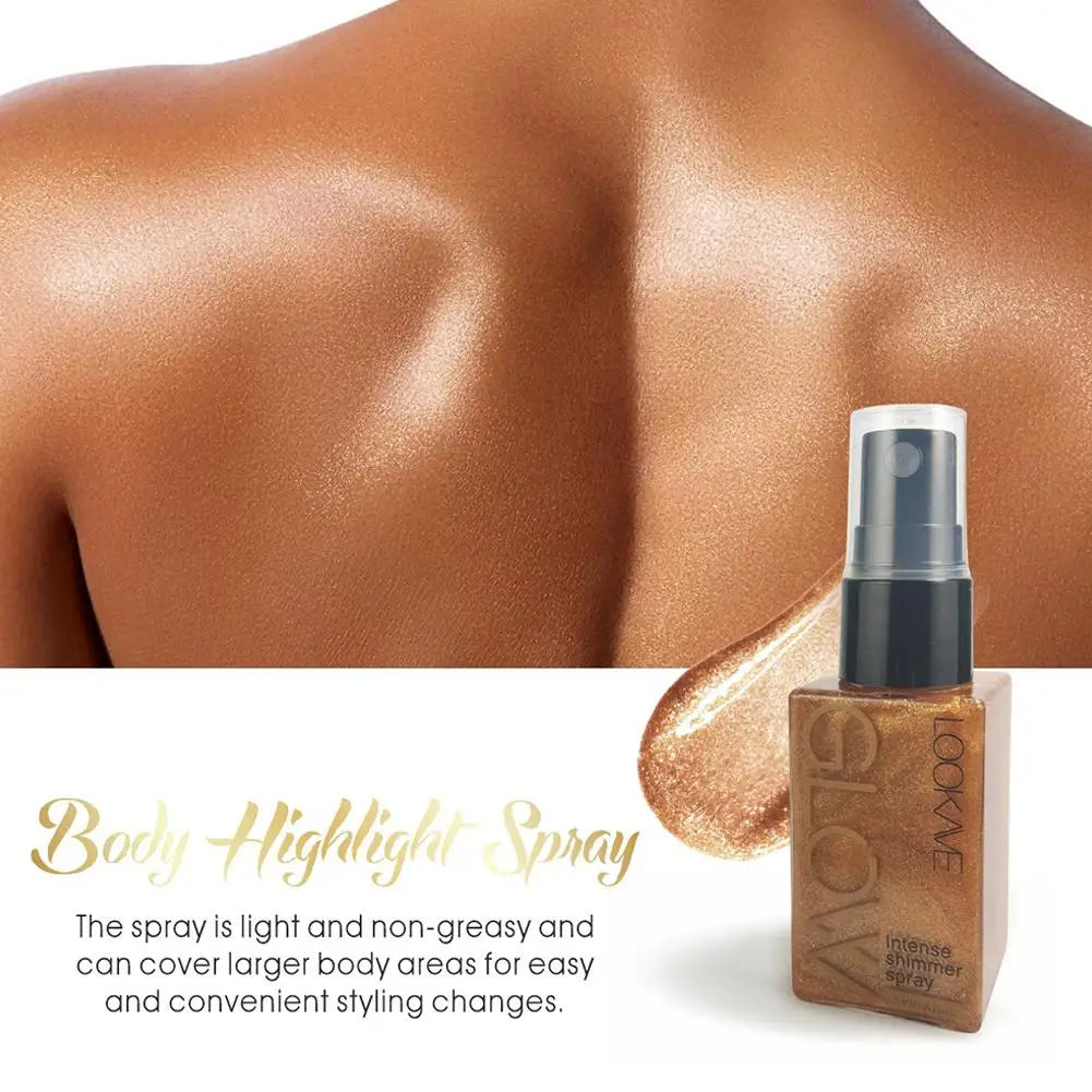 YasGlow™ Golden Shimmer Spray