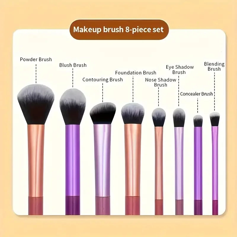 YasGlow™ Essential Makeup Brush Set