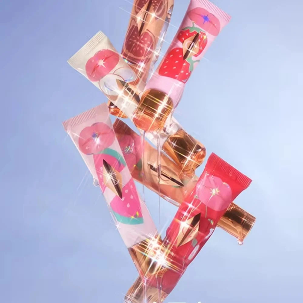 Charlotte Tilbury Unreal Lips Healthy Glow Nectar Oil Collagen Lip Bath Pillow Talk Lipstick Natural Shine Cosmetics Makeup Gift