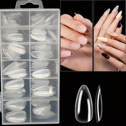 YasGlow™ Premium Press-On Nail Tips – 120 PCS