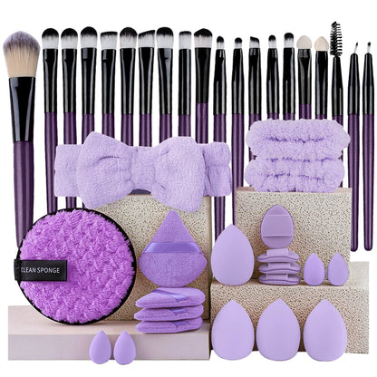 YasGlow™ 20-Piece Professional Makeup Brush Set