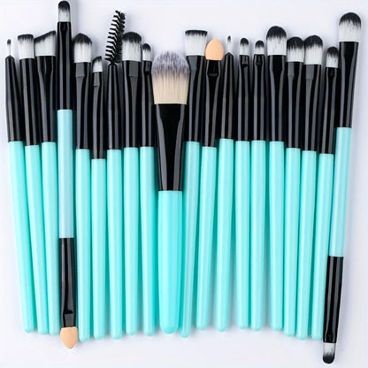 YasGlow™ 20-Piece Professional Makeup Brush Set