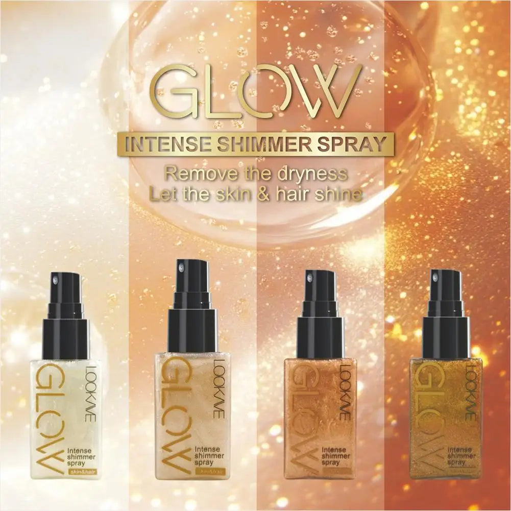 YasGlow™ Golden Shimmer Spray