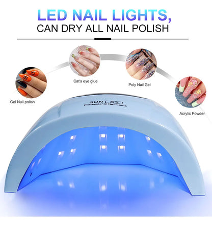 YasGlow™ Pro UV/LED Nail Lamp