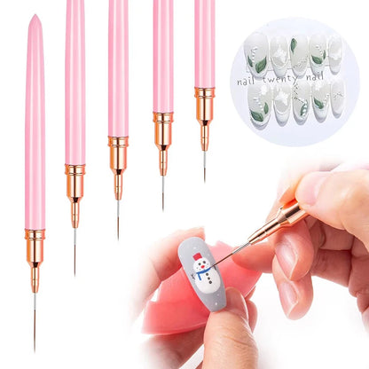 YasGlow™ Nail Art Brush Set