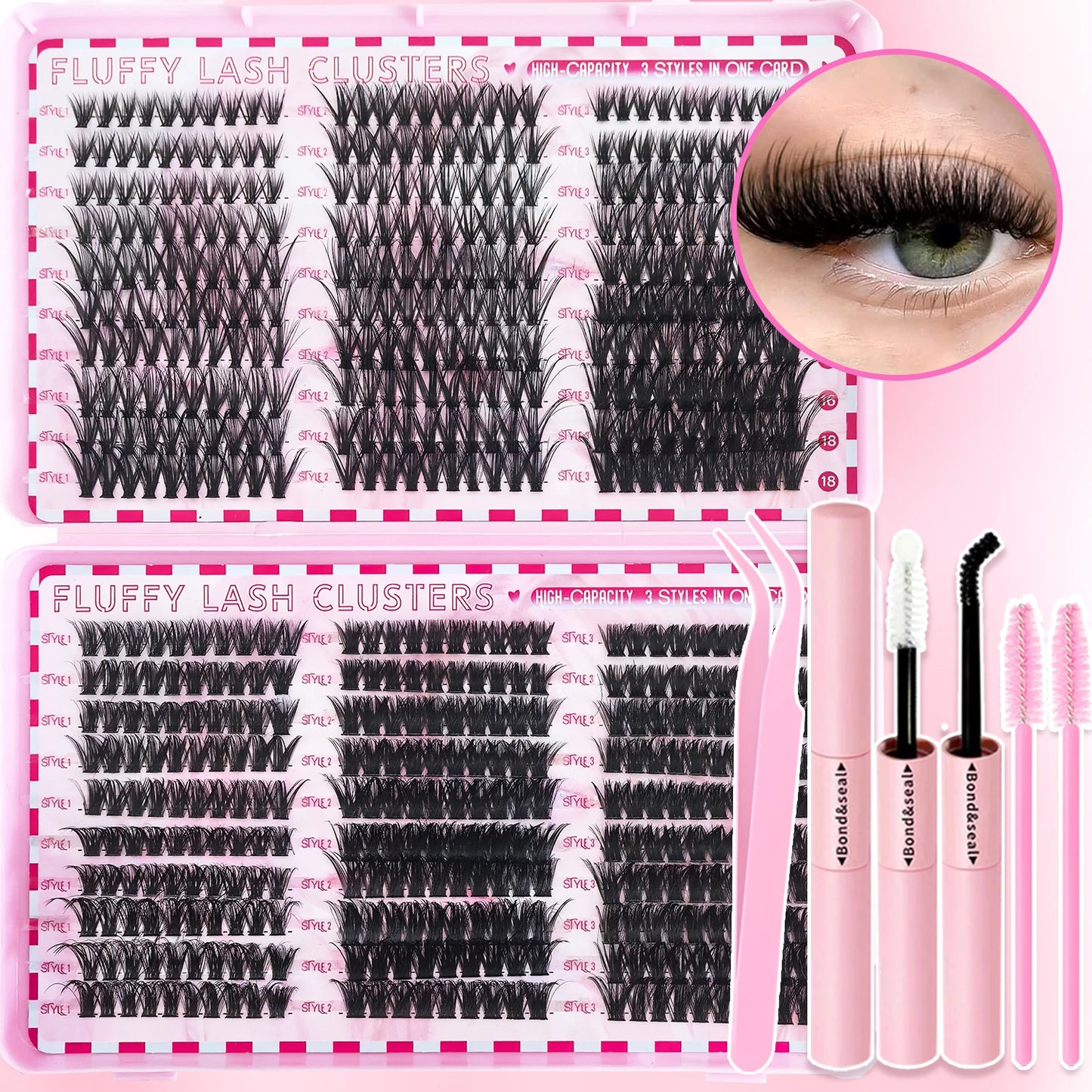 YasGlow™ Cluster Lashes Kit