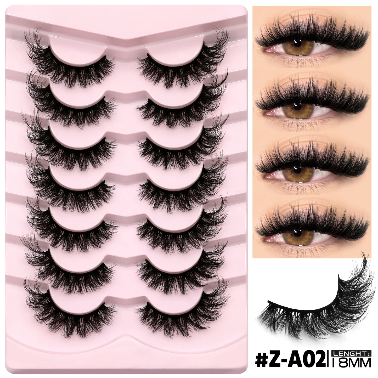 YasGlow™ 3D Fluffy Cat Eye Lashes