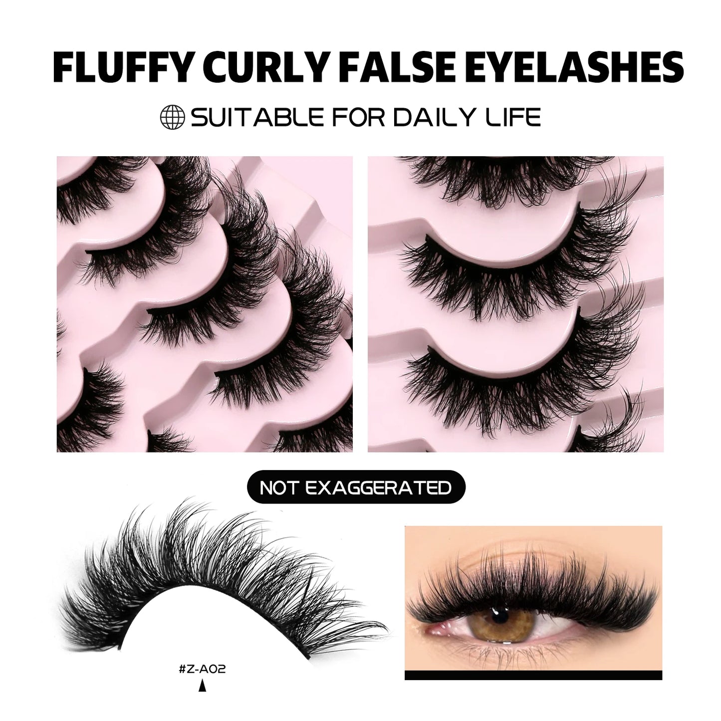 YasGlow™ 3D Fluffy Cat Eye Lashes