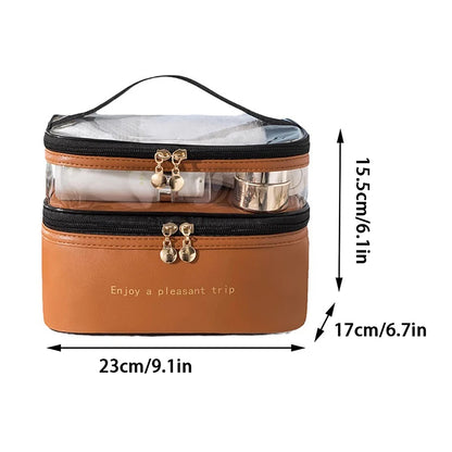 YasGlow™ Waterproof Travel Makeup Organizer