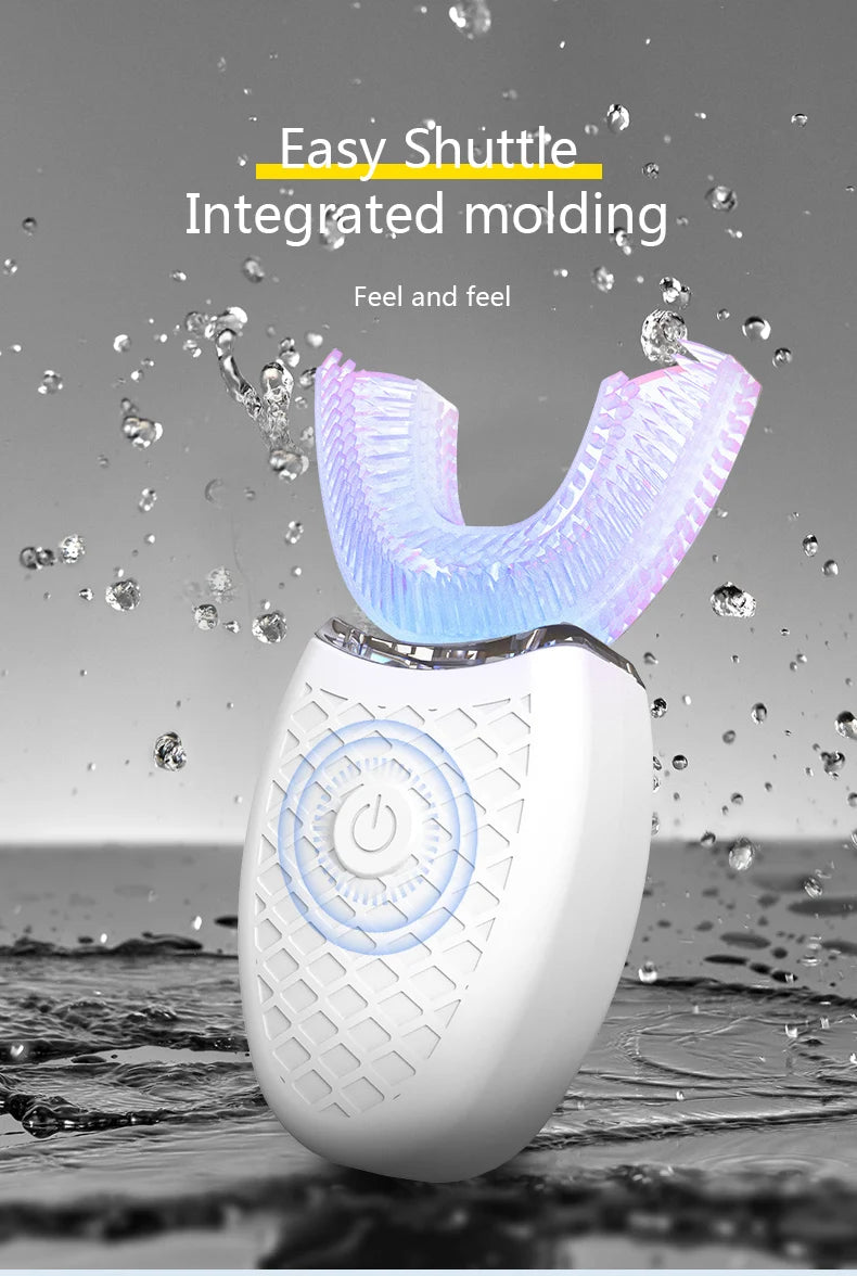 YasGlow™ Sonic 360 U-Shaped Toothbrush