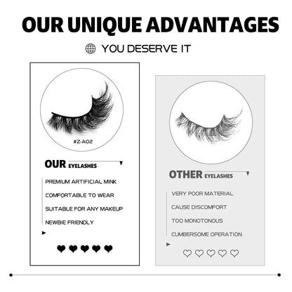 YasGlow™ 3D Fluffy Cat Eye Lashes