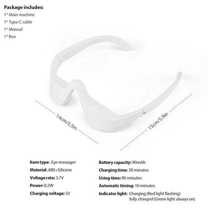 YasGlow™ EyeRelax Massager