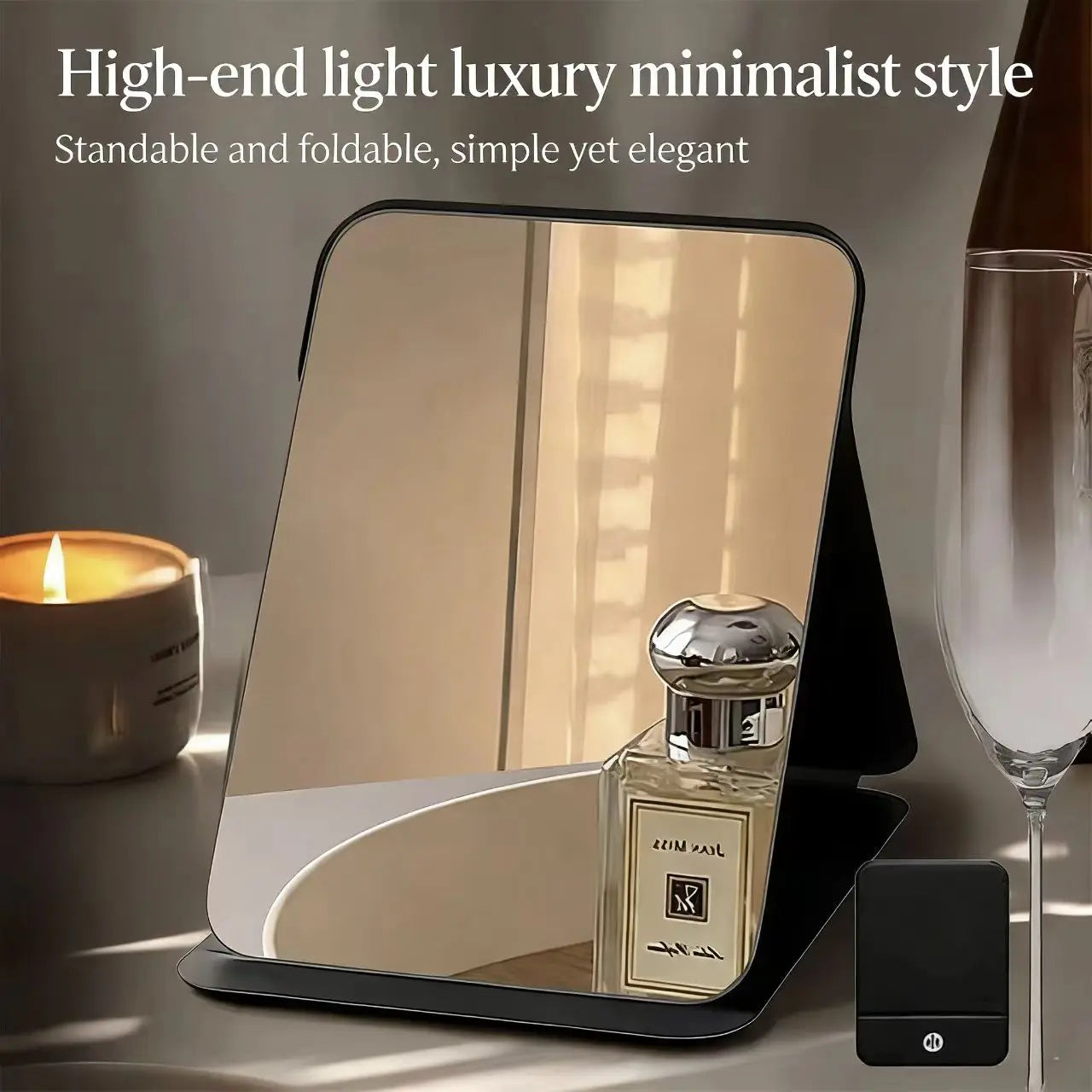 YasGlow™ Foldable Travel Makeup Mirror