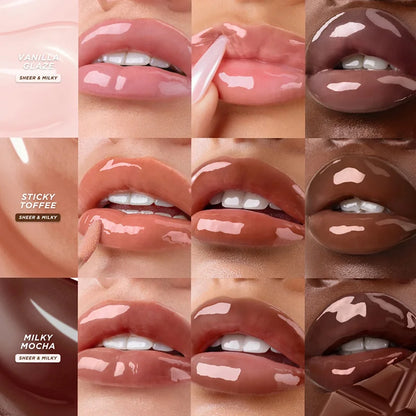 Gisou New Colors Glazed Plum Lip Balm Lip Oil Gloss Care Of The Lips Benetitnt For Lips Plumping Exfoliating Plumping Gloss