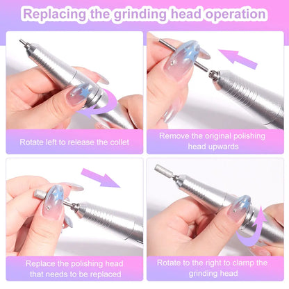 YasGlow™ Pro Nail Drill 45000 RPM