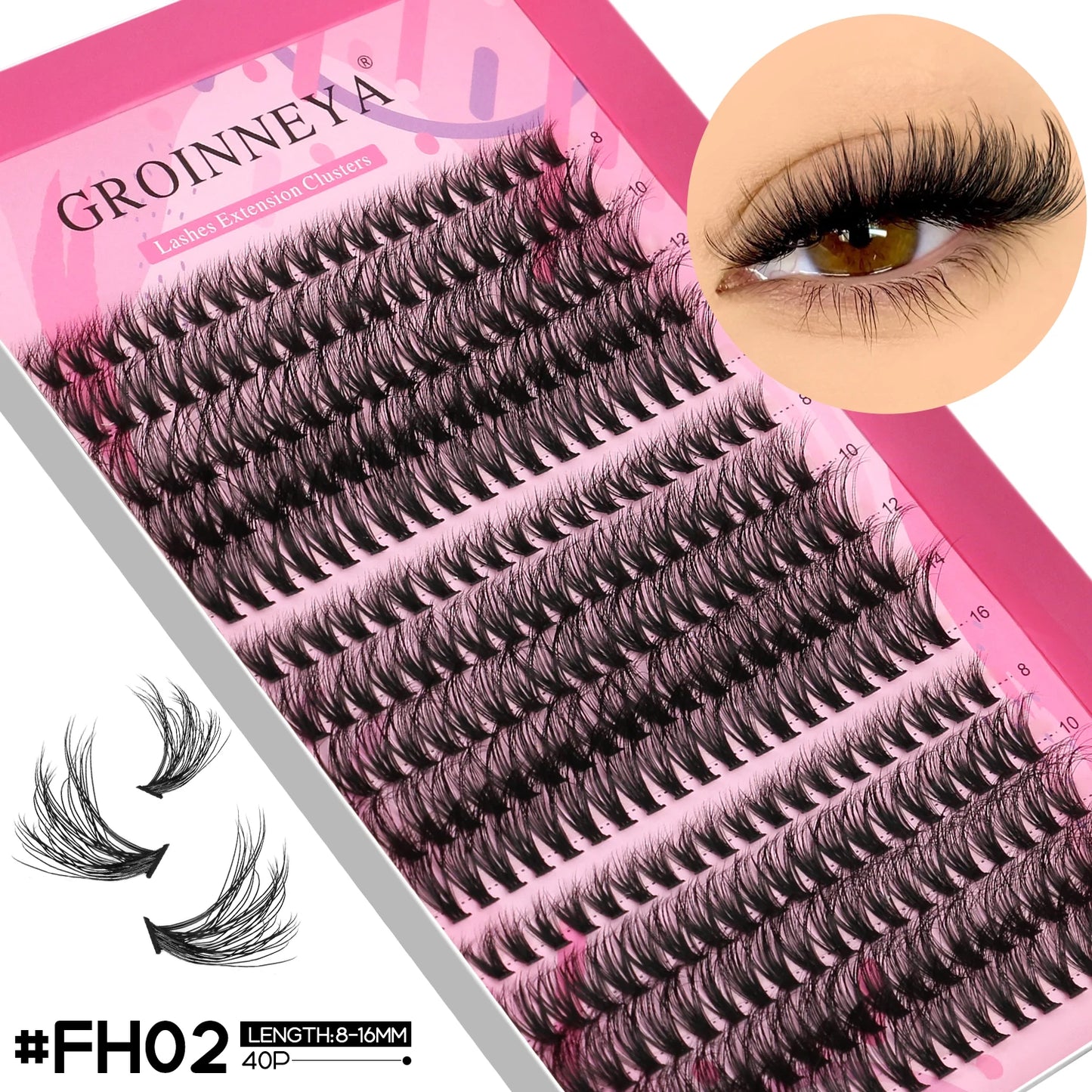 YasGlow™ Fluffy Wispy Lash Clusters