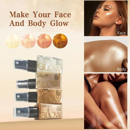 YasGlow™ Golden Shimmer Spray