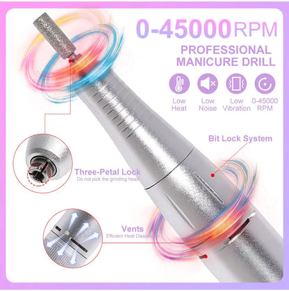 YasGlow™ Pro Nail Drill 45000 RPM