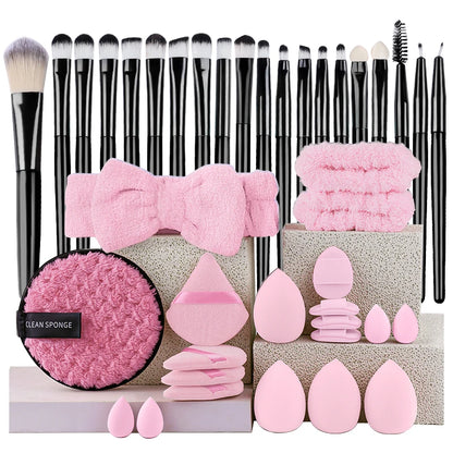 YasGlow™ 20-Piece Professional Makeup Brush Set