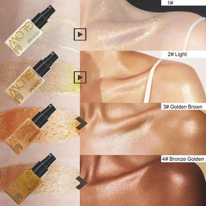 YasGlow™ Golden Shimmer Spray