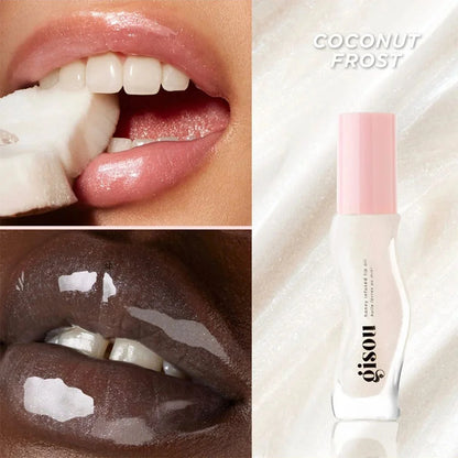 Gisou New Colors Glazed Plum Lip Balm Lip Oil Gloss Care Of The Lips Benetitnt For Lips Plumping Exfoliating Plumping Gloss