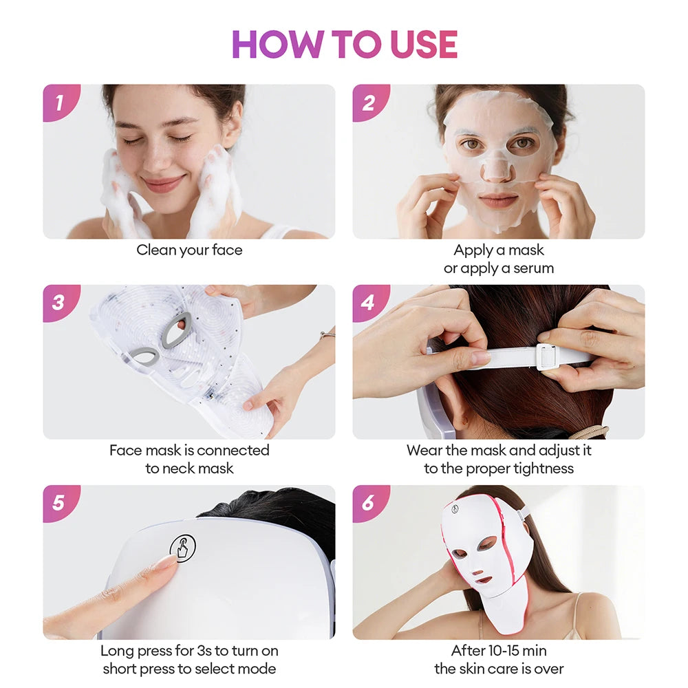 YasGlow™ LED Face & Neck Mask