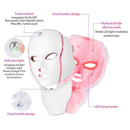 YasGlow™ LED Face & Neck Mask
