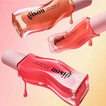 Gisou New Colors Glazed Plum Lip Balm Lip Oil Gloss Care Of The Lips Benetitnt For Lips Plumping Exfoliating Plumping Gloss